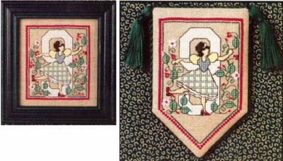 Nine Ladies Dancing - The Sweetheart Tree - Cross Stitch Pattern
