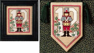 Twelve Drummers Drumming - The Sweetheart Tree - Cross Stitch Pattern