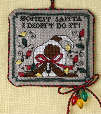 Honest Santa… I Didn’t Do It! - The Sweetheart Tree - Cross Stitch Pattern