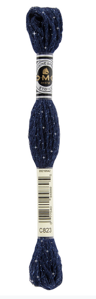 Mouliné Étoile - C823 (Dark Navy Blue) - DMC Embroidery Floss