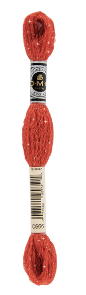 Mouliné Étoile - C666 (Bright Red) - DMC Embroidery Floss