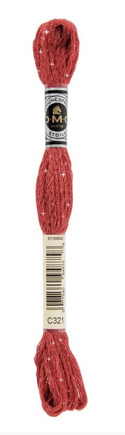 Mouliné Étoile - C321 (Red) - DMC Embroidery Floss