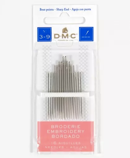 Embroidery Needles 3-9