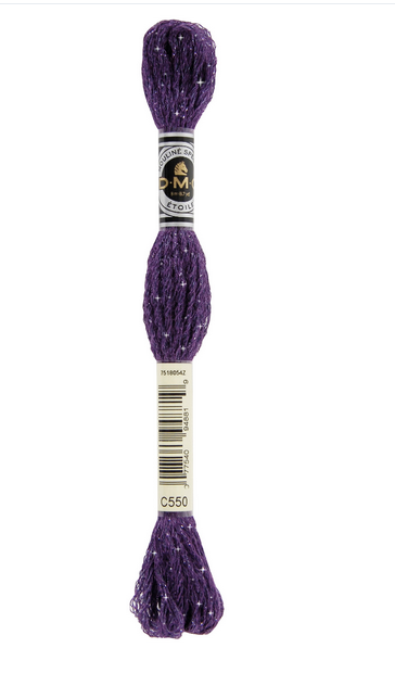 Mouliné Étoile - C550 (Very Dark Violet) - DMC Embroidery Floss