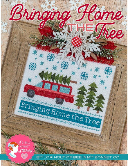 Bringing Home the Tree - It's Sew Emma - Cross Stitch Pattern