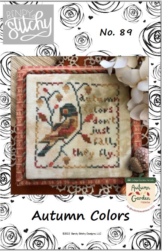 Autumn Colors (Autumn Garden Palette series) - Bendy Stitchy Designs - Cross Stitch Pattern
