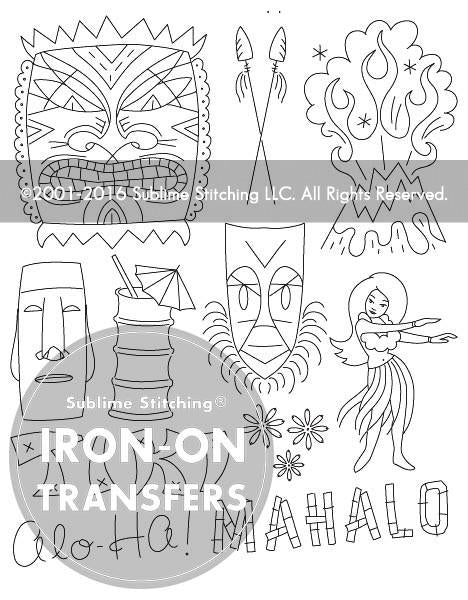 Tiki Freak Small Pack - Sublime Stitching - Embroidery Pattern