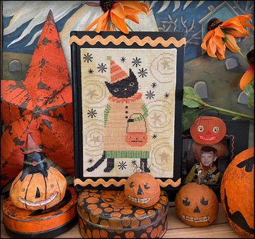 Tabby's Halloween - Teresa Kogut - Cross Stitch Pattern