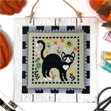 The Cat that Came Back (Meow the Merrier) - Tiny Modernist - Cross Stitch Pattern