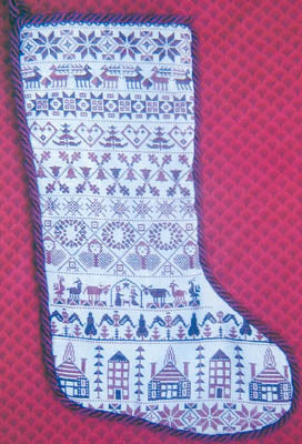 Grandma's Stocking - The Workbasket - Cross Stitch Pattern