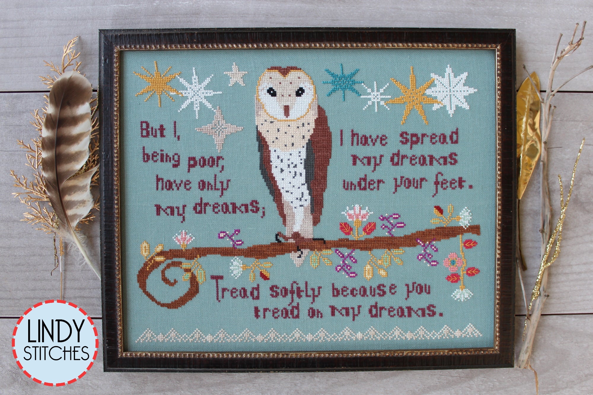 Tread Softly - Lindy Stitches - Cross Stitch Pattern