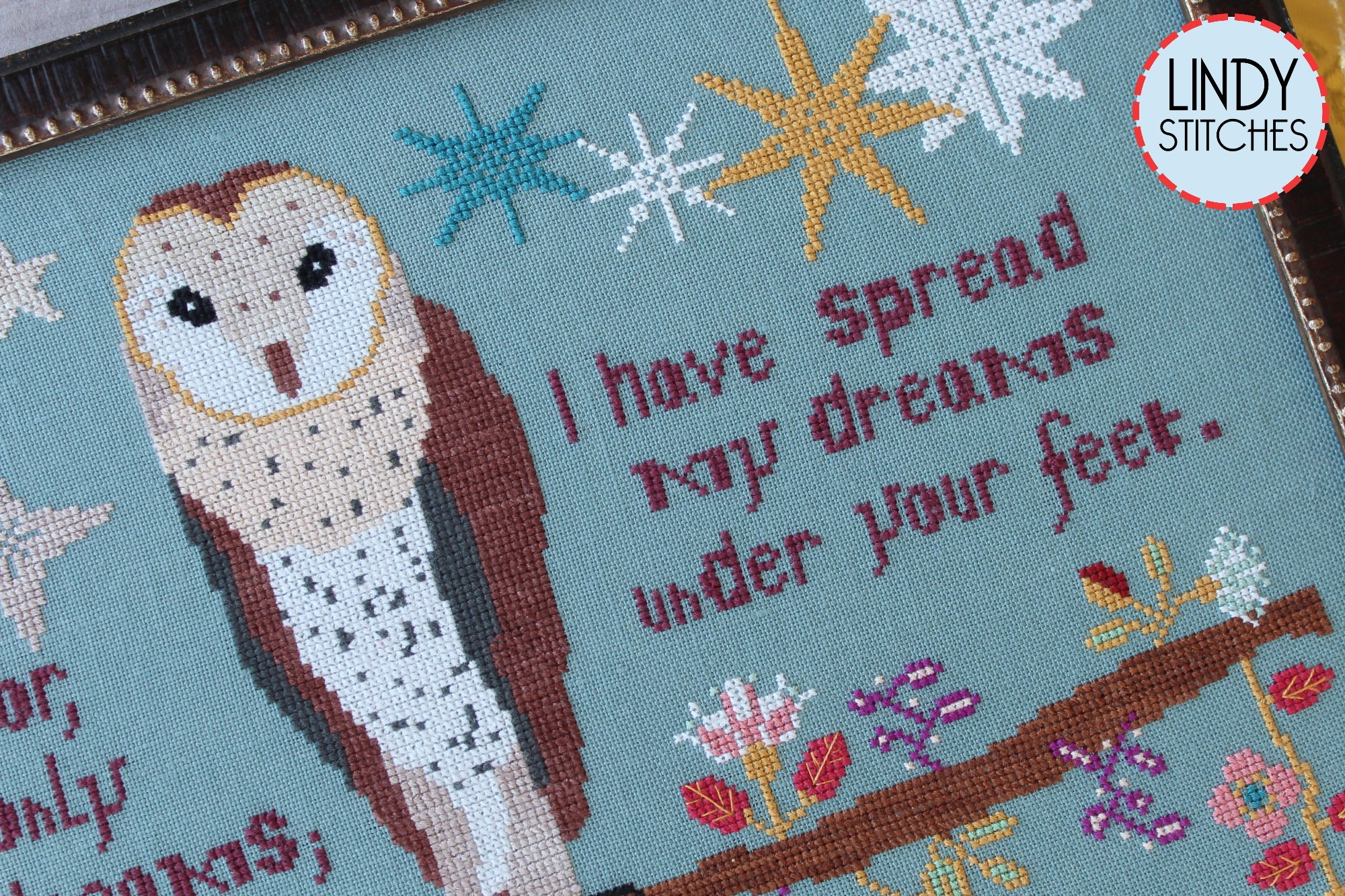 Tread Softly - Lindy Stitches - Cross Stitch Pattern