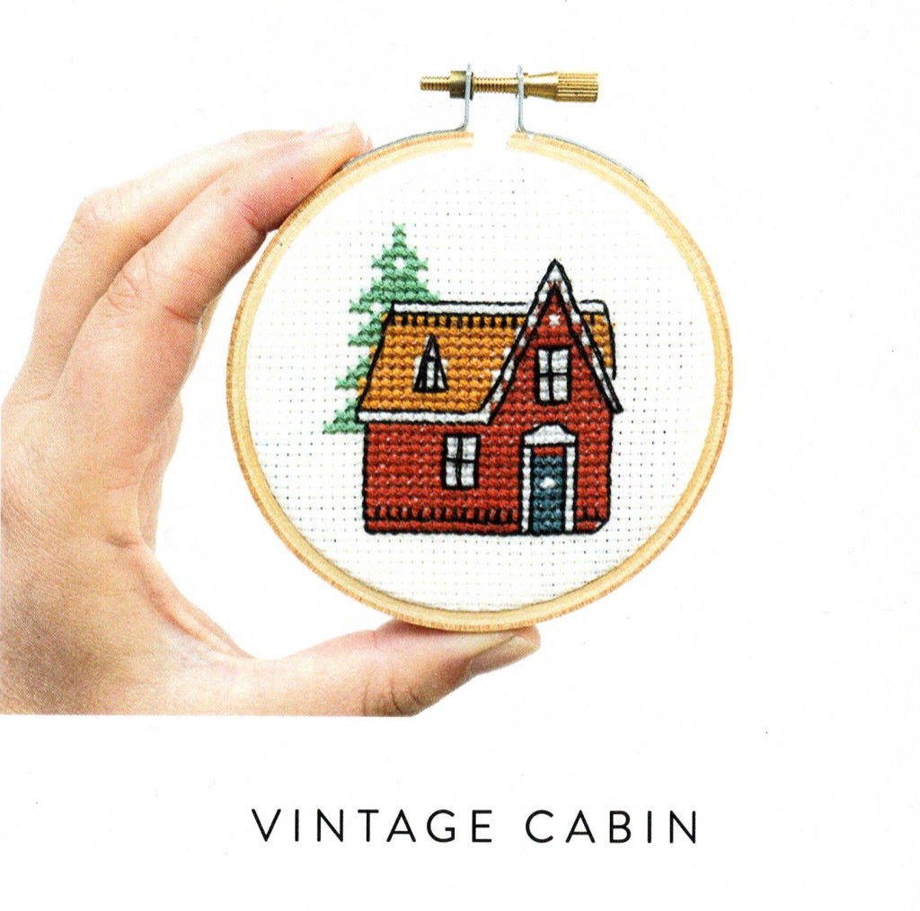 Vintage Cabin - Junebug and Darlin - Cross Stitch Kit