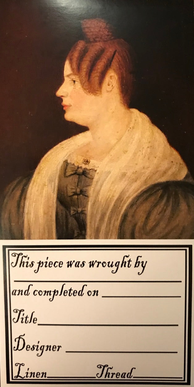 Needlework Labels: Early Portraits - Kathy Barrick