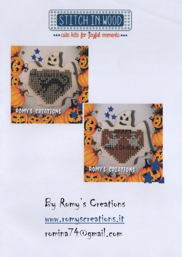 Stitch-in-Wood "Ghost" - Romy's Creations - Cross Stitch Kit