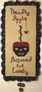 Poisoned Apple - The Witchy Stitchy Rabbit - Cross Stitch Pattern