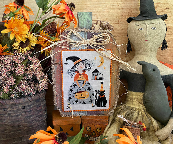 Whimsy Witch's Angry House - Teresa Kogut - Cross Stitch Pattern