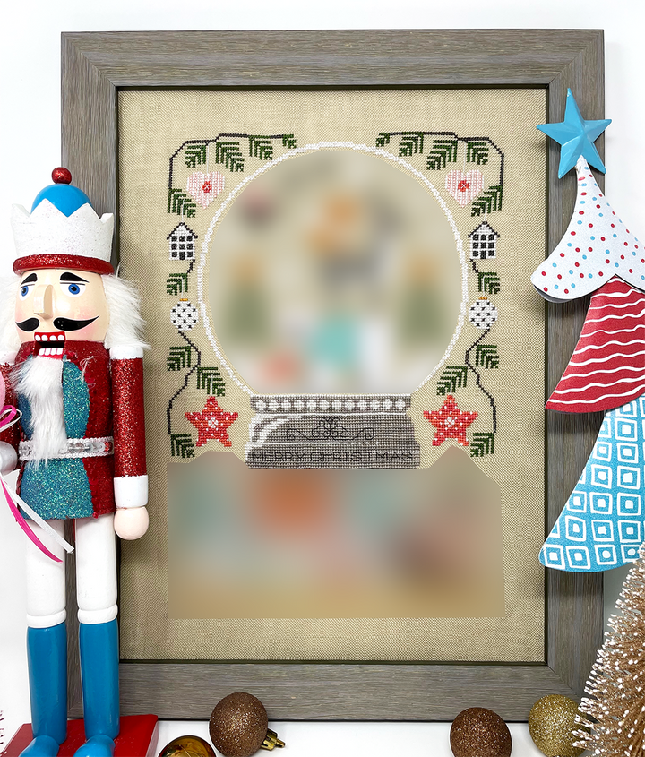 Christmas Snow Globe Part 1 - Tiny Modernist - Cross Stitch Pattern