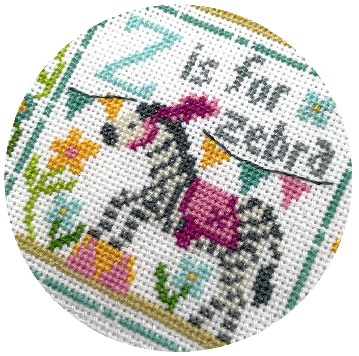 Happy Alphabet Part 9: YZ + Numbers - Tiny Modernist - Cross Stitch Pattern