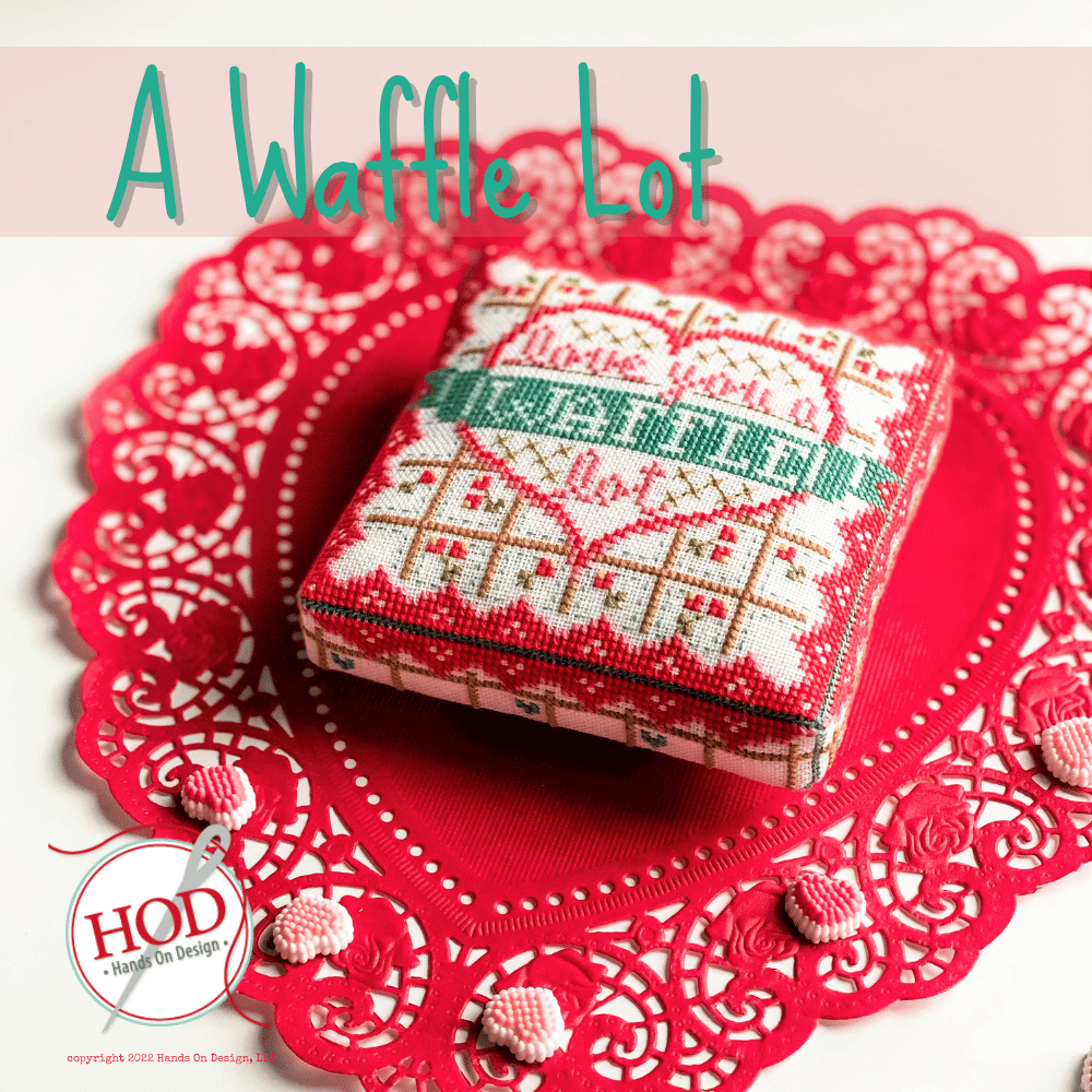 A waffle lot hands on design cross stitch pattern