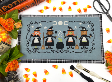All the Witches - Tiny Modernist - Cross Stitch Pattern