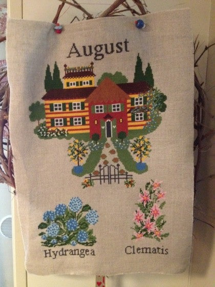 August - Lilli Violette - Cross Stitch Pattern