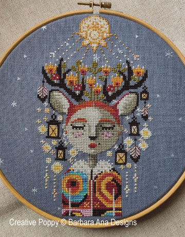 Deer Dreams - Barbara Ana Designs - Cross Stitch Pattern