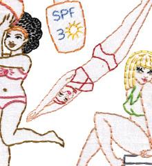 Beach Babes Small Pack - Sublime Stitching - Embroidery Pattern