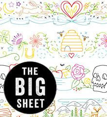 Sublime Borders Big Sheet - Sublime Stitching - Embroidery Pattern