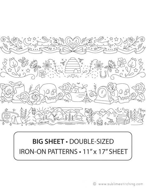 Sublime Borders Big Sheet - Sublime Stitching - Embroidery Pattern
