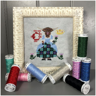 Thistle the Heilan Coo (The Moo The Merrier) - Bendy Stitchy Designs - Cross Stitch Pattern