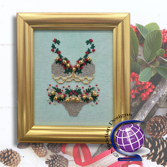 Carol of the Bells (Teenie Weenie Bikinis) - Meridian Designs - Cross Stitch Pattern