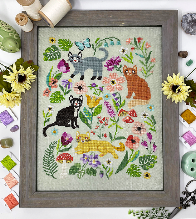 The Cat Tapestry - Tiny Modernist - Cross Stitch Pattern
