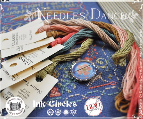 Needles Dance - Summer House Stitche Workes x Ink Circles x Hands on Design - Cross Stitch Pattern
