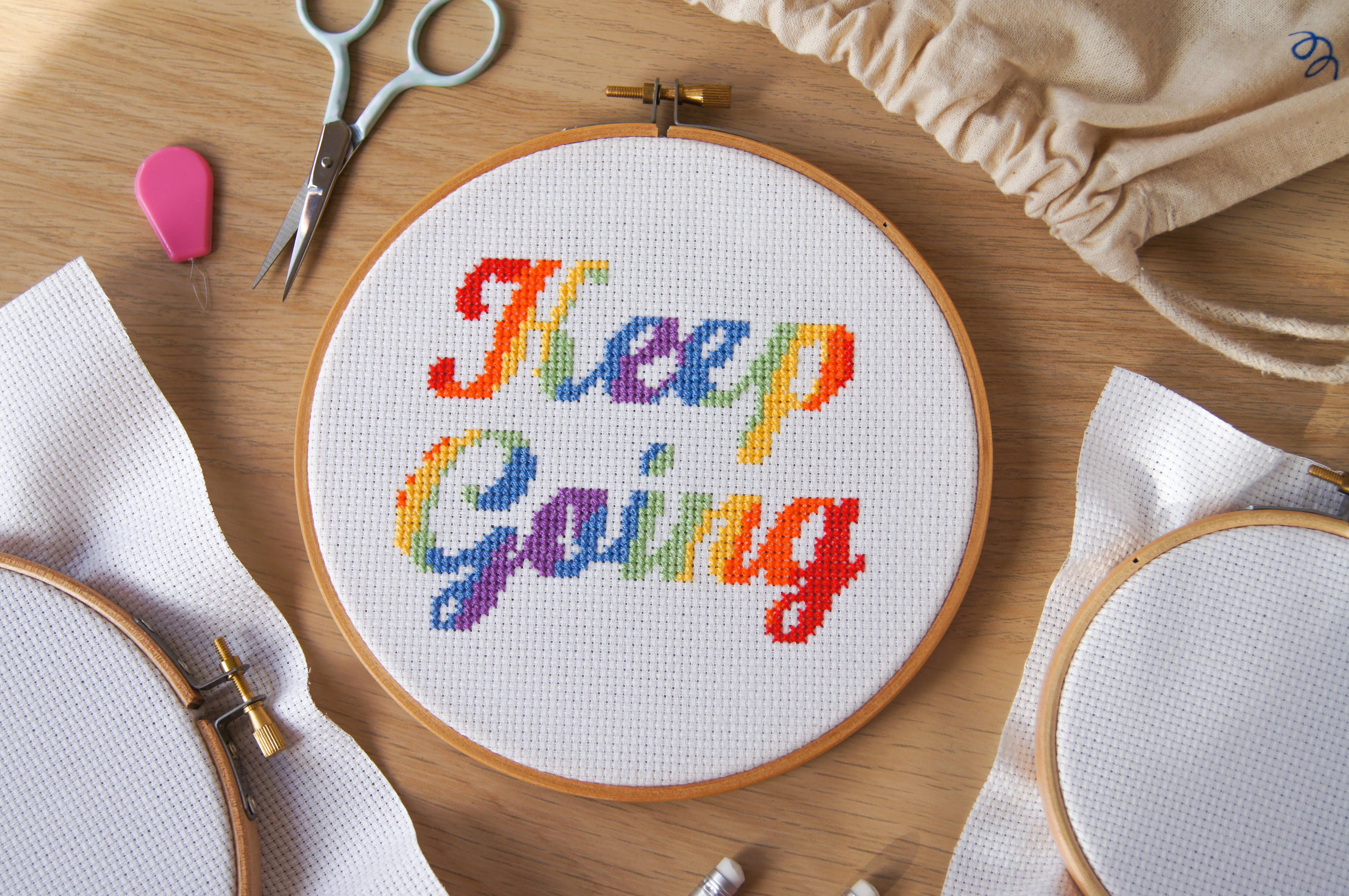 Keep Going 6" - Sew Sophie Crafts - Cross Stitch Kit