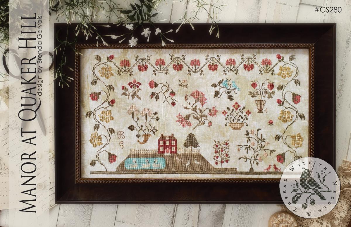 Manor at Quaker Hill - Cross Stitch Pattern