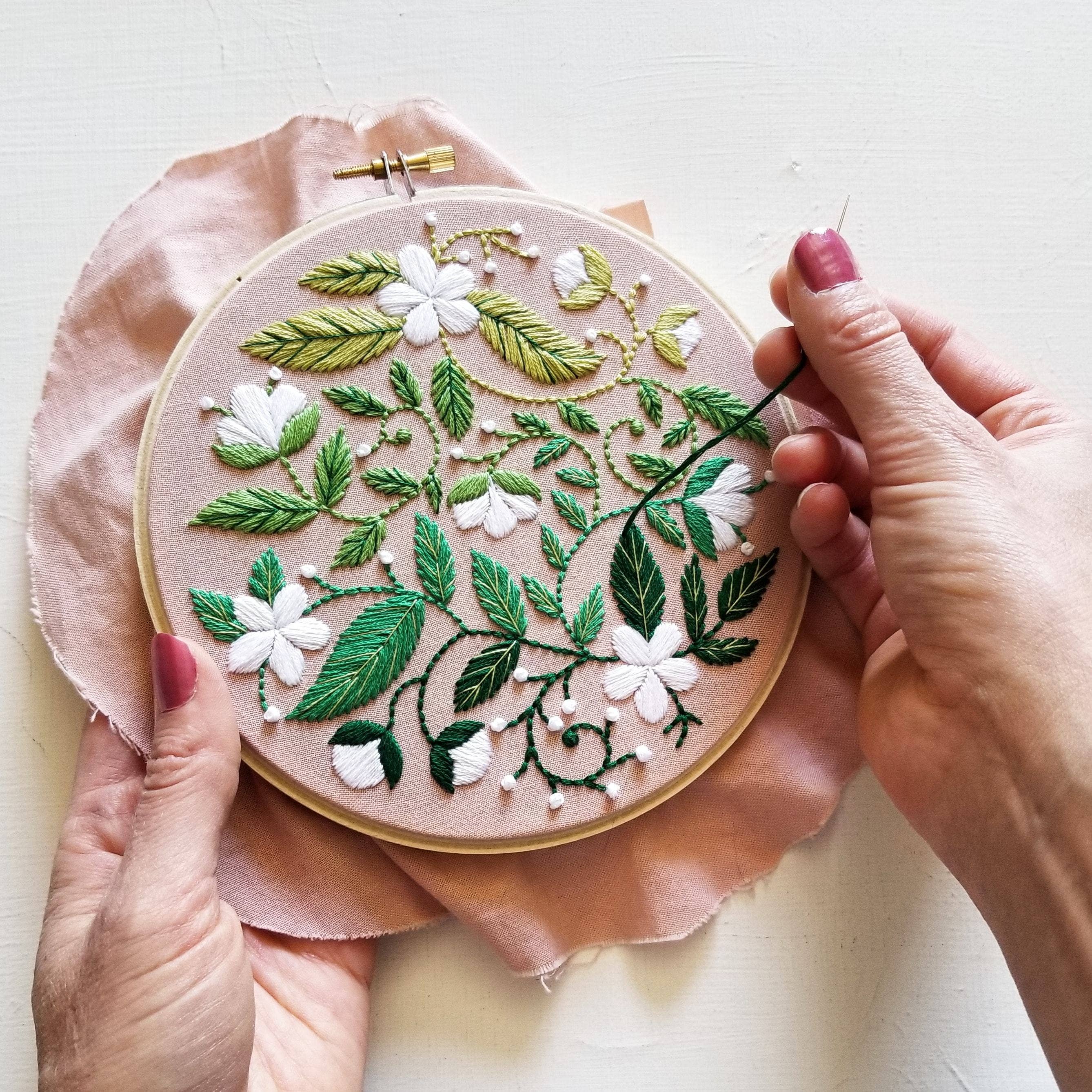 Blissful BloomsEmbroidery Kit - Jessica Long Embroidery