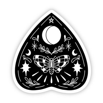 Butterfly & Moon Planchette Sticker - Big Moods