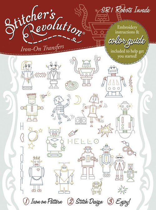 Robots Invade - Stitcher's Revolution - Embroidery Patterns