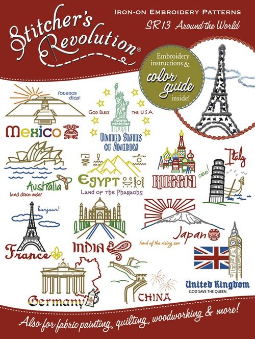 Around the World - Stitcher's Revolution - Embroidery Patterns