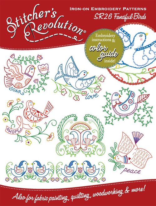 Fanciful Birds - Stitcher's Revolution - Embroidery Patterns