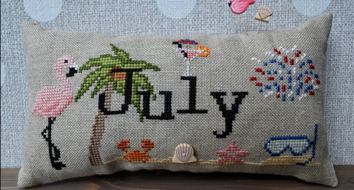 When I Think of July - PuntiniPuntini - Cross Stitch Pattern