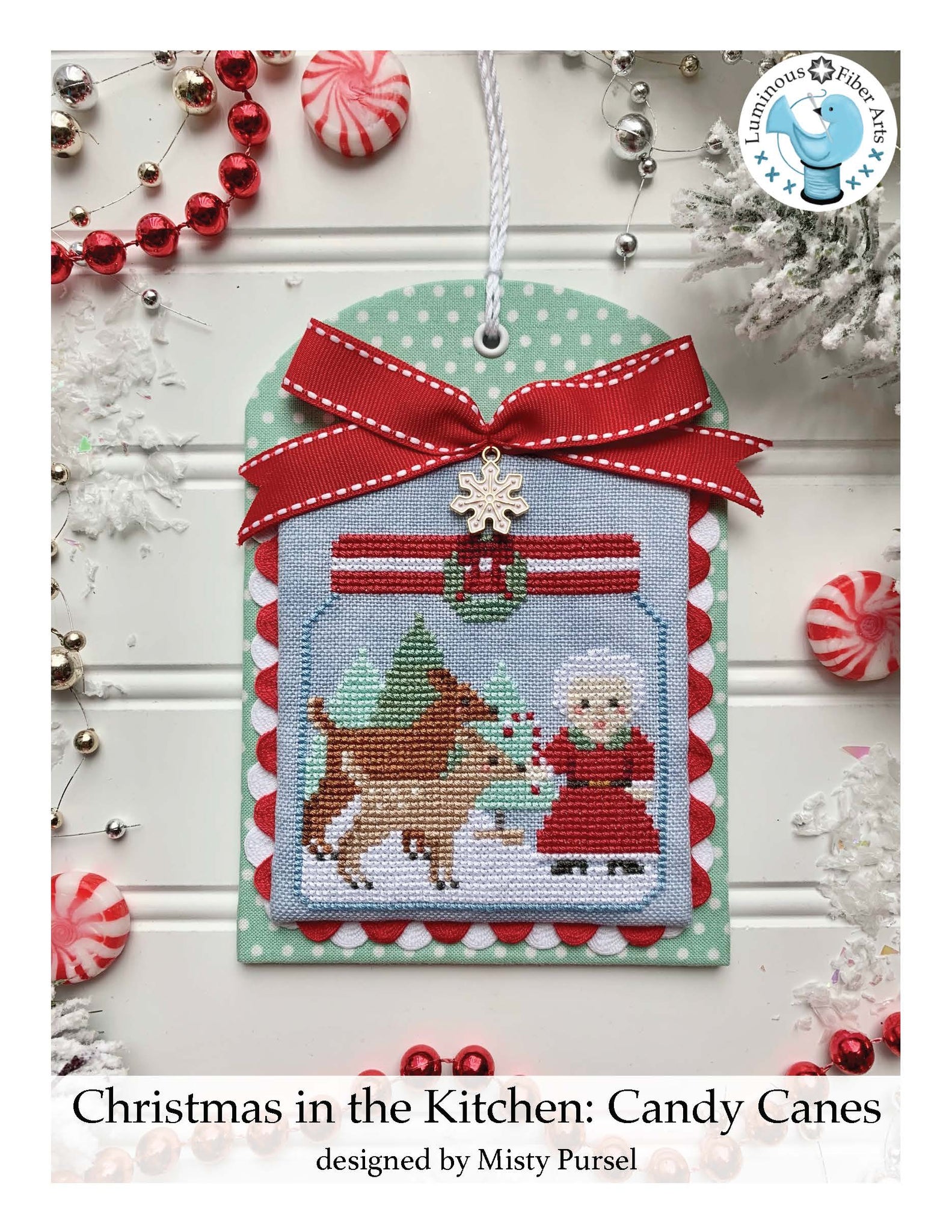 Christmas in the Kitchen: Candy Canes - Luminous Fiber Arts - Cross Stitch Pattern