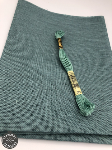 28 ct Linen "Mediterranean Sea" - Wichelt - Cross Stitch Fabric