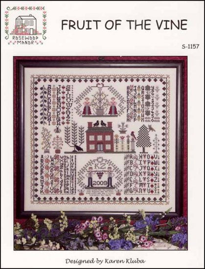 Fruit of the Vine - Rosewood Manor - Cross Stitch Pattern