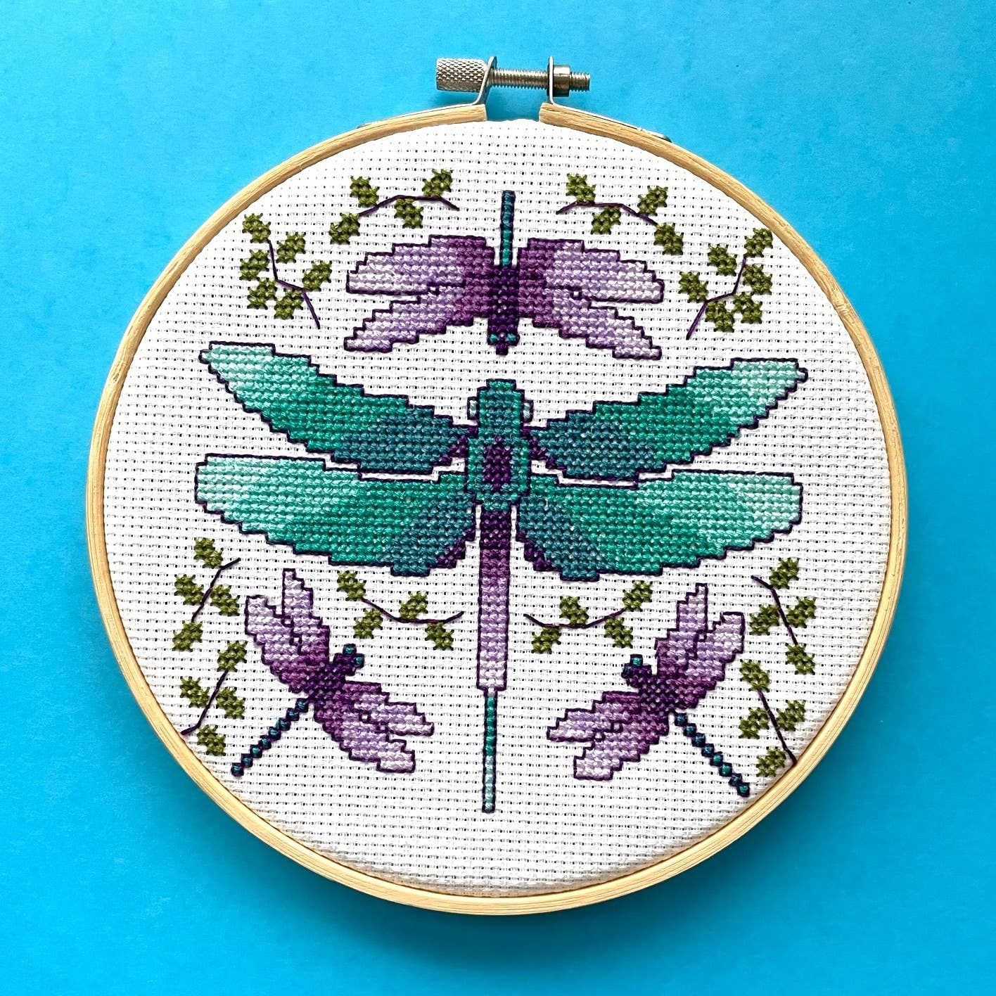 Dragonflies Cross Stitch Kit - Spot Colors