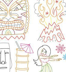 Tiki Freak Small Pack - Sublime Stitching - Embroidery Pattern