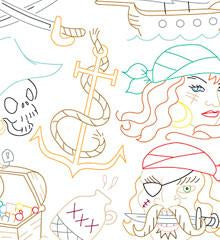 Pirates Ahoy Small Pack - Sublime Stitching - Embroidery Pattern