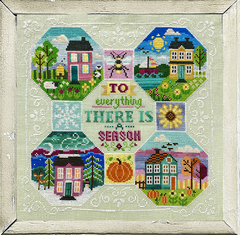 Every Season #6 Motifs - Tiny Modernist - Cross Stitch Pattern