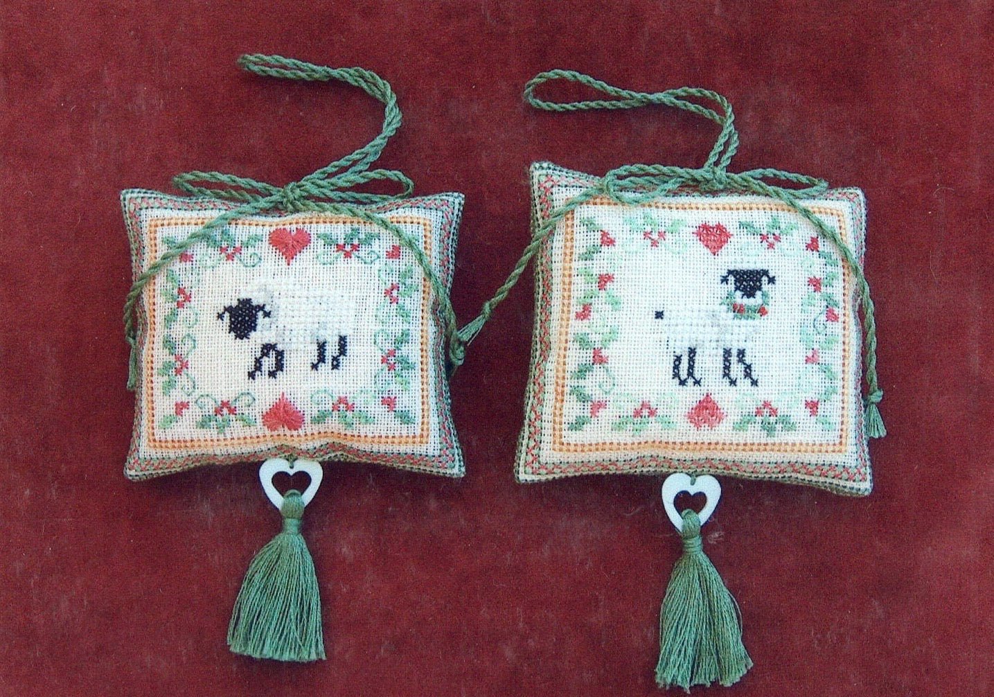 Ewe Are So Dear to My Heart Christmas Ornaments - Keepsake Stitches - Cross Stitch Pattern
